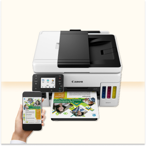 Canon MAXIFY GX6021 Wireless MegaTank Small Office Inkjet All-in-One Color Printer - Image 3
