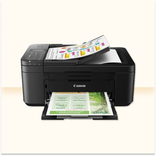 Canon® PIXMA™ TR4720 Wireless Inkjet All-In-One Color Printer, Black - Image 2
