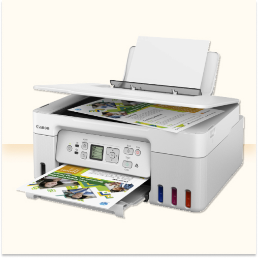 Canon® PIXMA™ G3270 MegaTank Wireless Inkjet All-In-One Color Printer, White - Image 2