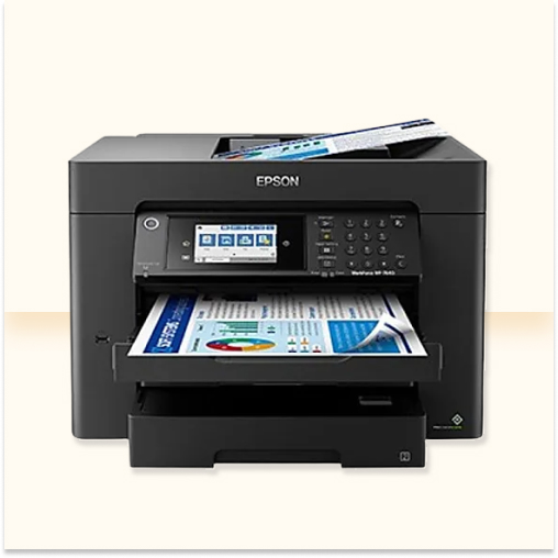 Epson® Pro WF-7840 Wireless Inkjet All-In-One Color Printer