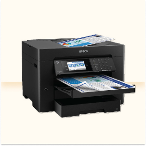 Epson® Pro WF-7840 Wireless Inkjet All-In-One Color Printer - Image 2