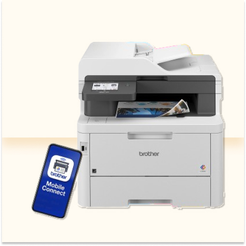 Brother® MFC-L3780CDW Wireless Laser Color All-In-One Printer - Image 2