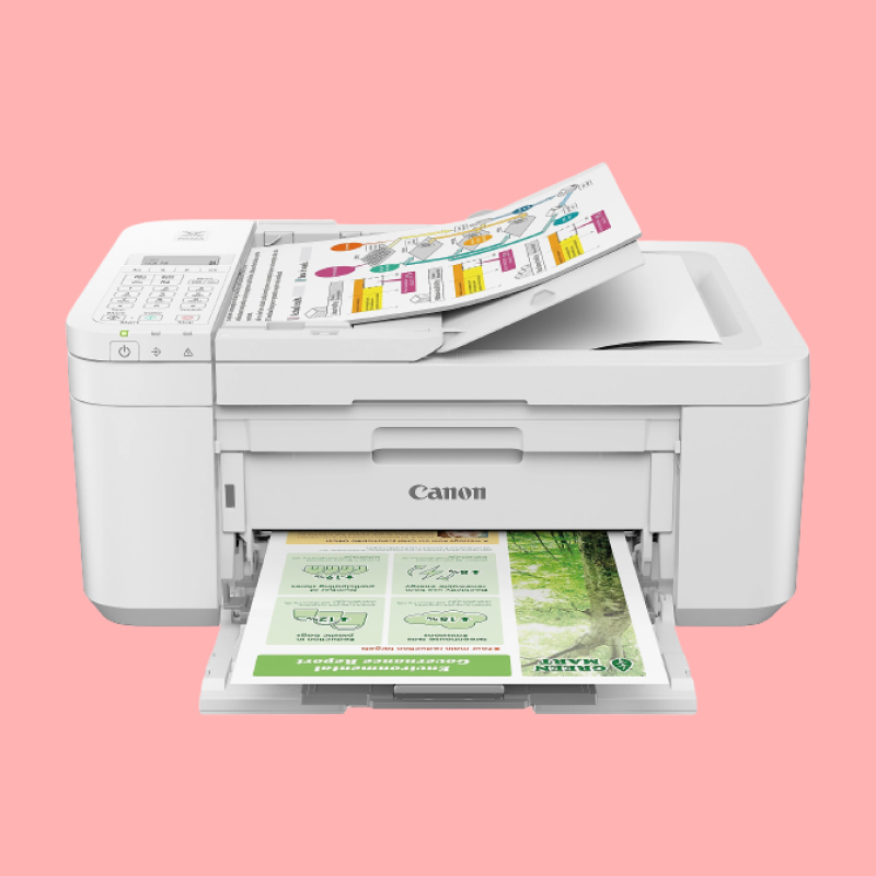 Canon® PIXMA™ TR4720 Wireless Inkjet All-In-One Color Printer, White - Image 2